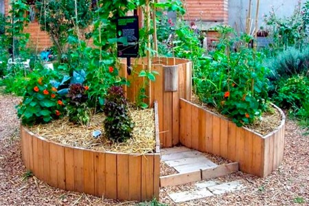 Le Keyhole Garden – un jardin astucieux en permaculture