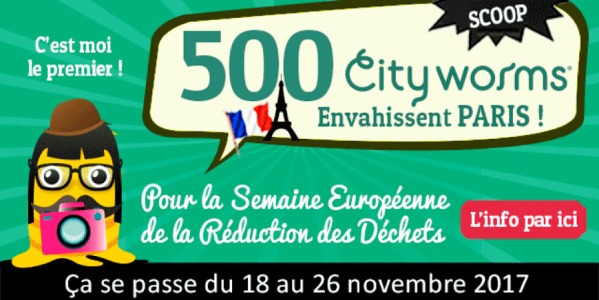 500 City Worms fallen in Paris ein!